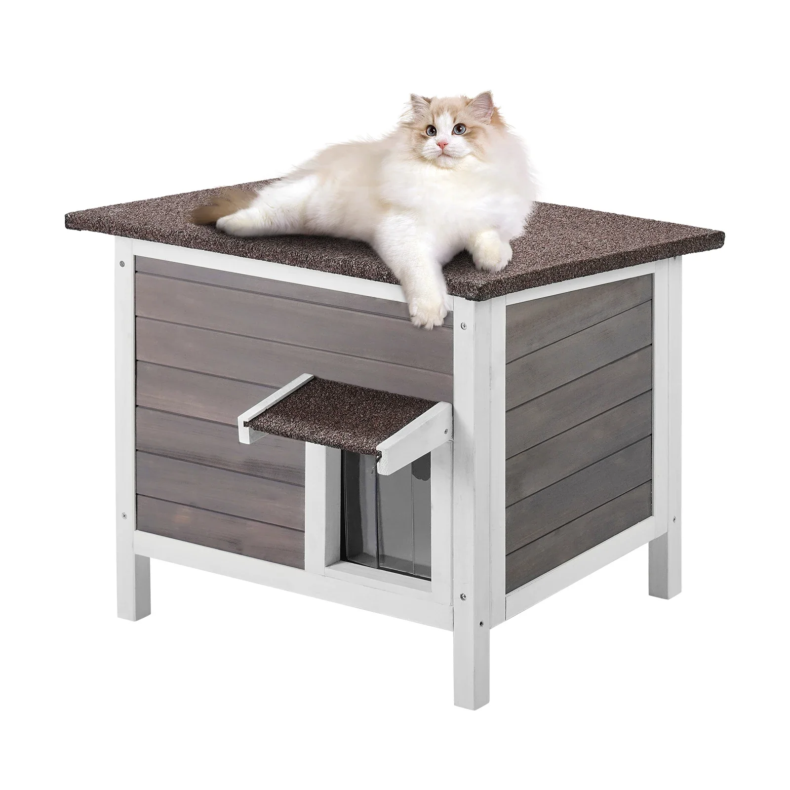 Niche pour chat extérieur hiver